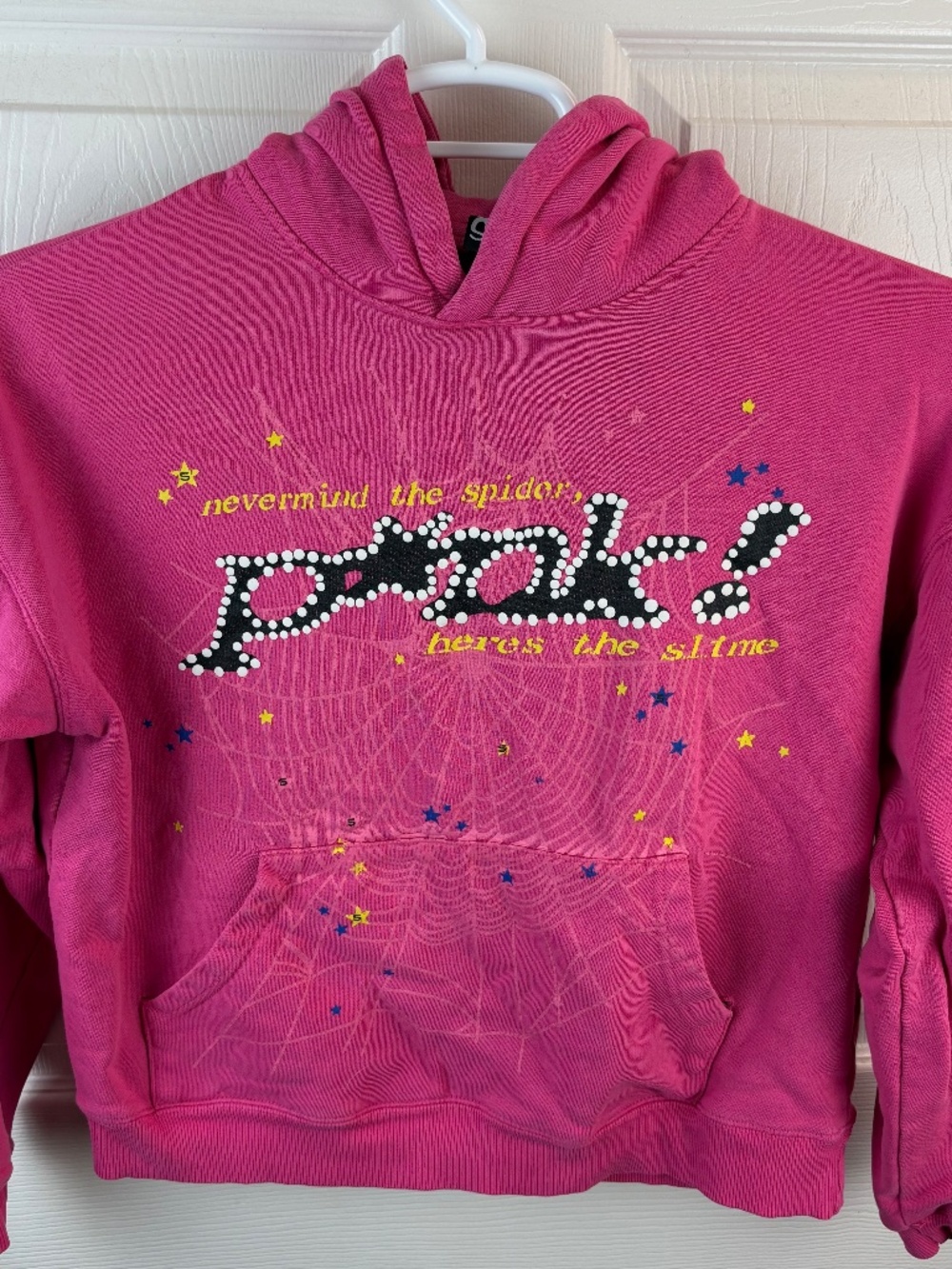 Sp5der P*nk Pink Pullover Hoodie